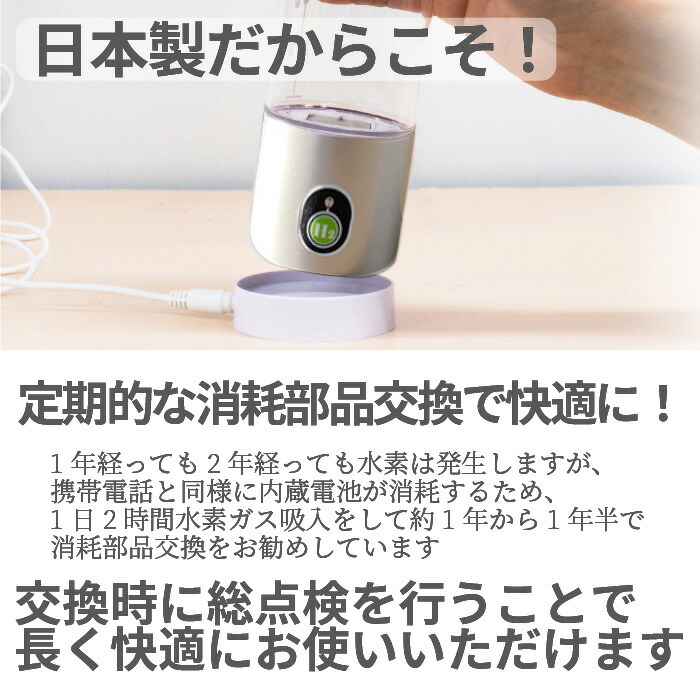 楽天市場】2024年リニューアル ダブル水素ボトル AWH003-W 正規販売