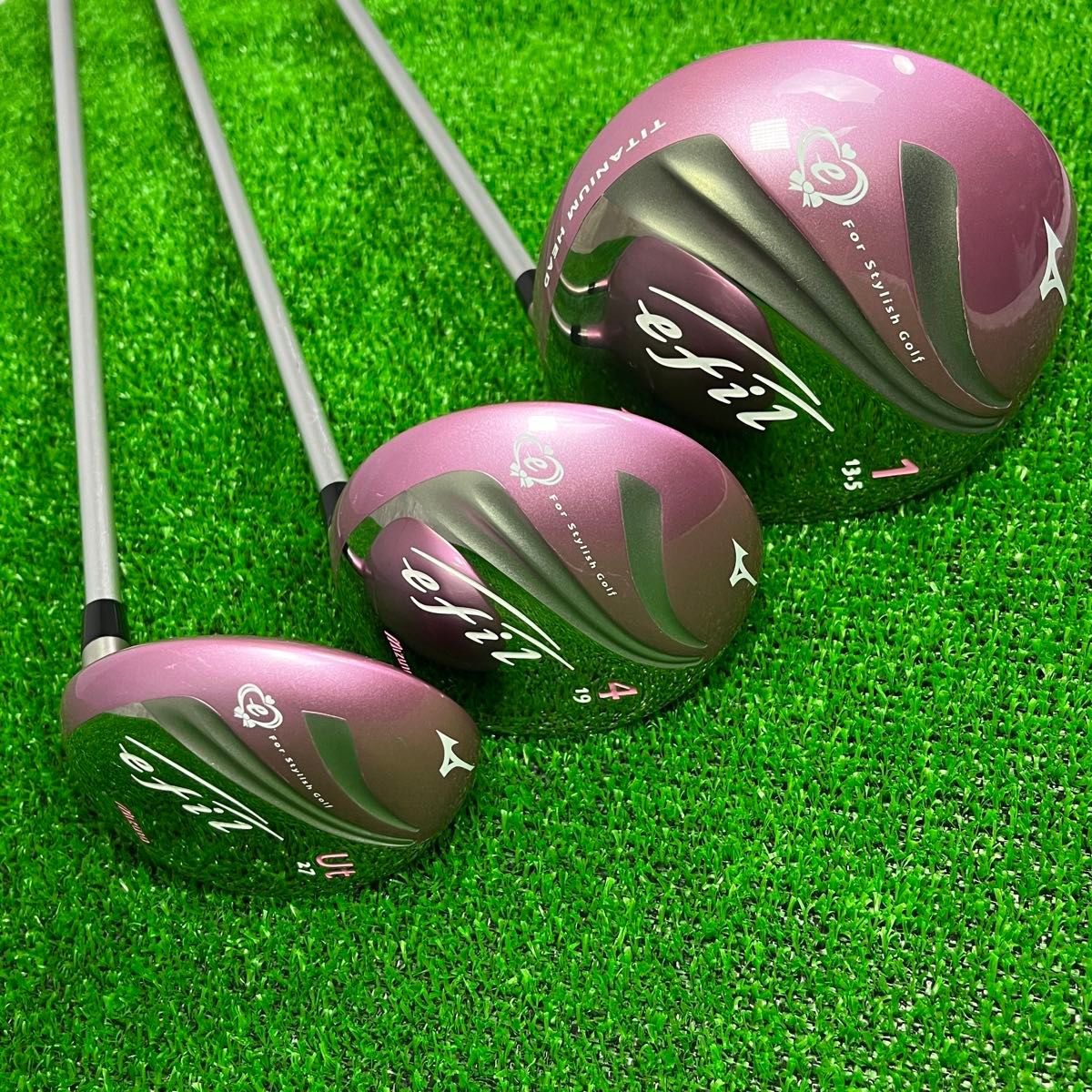 良品 MIZUNO ミズノ efil エフィル レディースゴルフ 7本セット