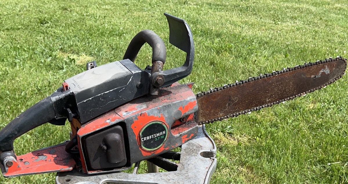 Vintage Sears Craftsman Chainsaw 3.7/18” Parts Saw (kk) | eBay