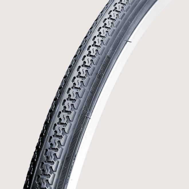 自転車 タイヤ 26インチ 27インチ 2本 黒 ブラック WO 26x1-3/8 27x1-3