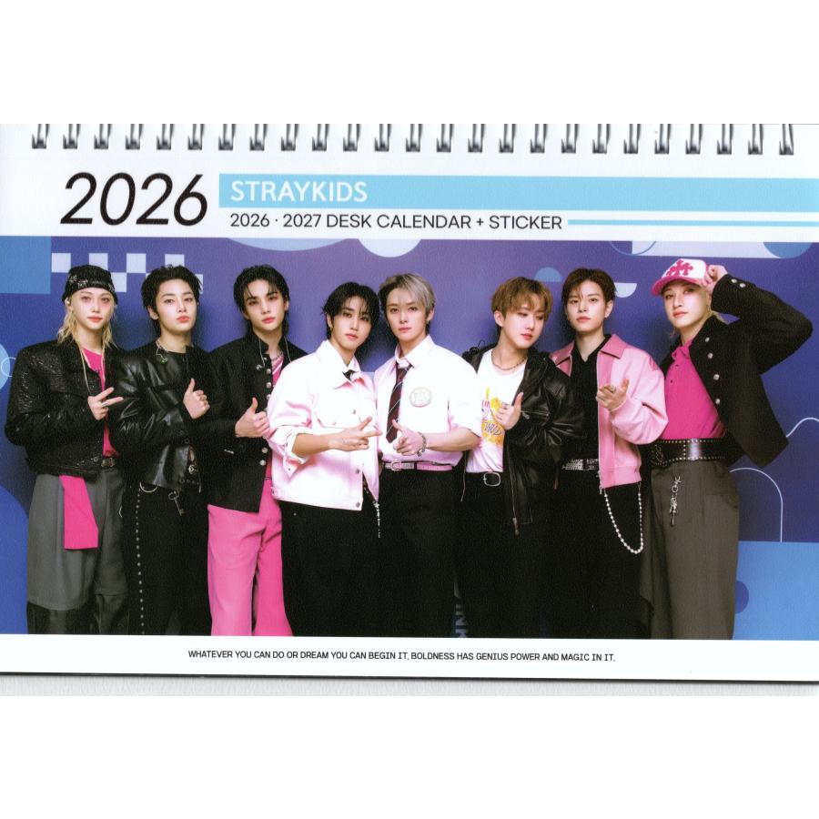 Stray Kids ストレイキッズ グッズ 卓上 カレンダー (写真集) 2026