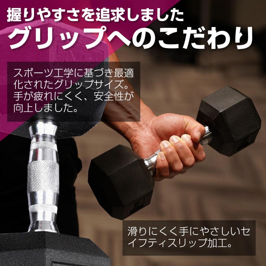 TOP FILM ダンベル 鉄アレイ 20kg 2個セット 40kg ヘックスダンベル