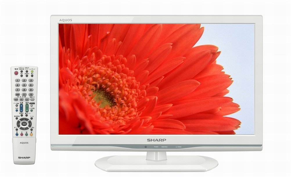 Amazon | シャープ 19V型 ハイビジョン 液晶テレビ ホワイト AQUOS LC