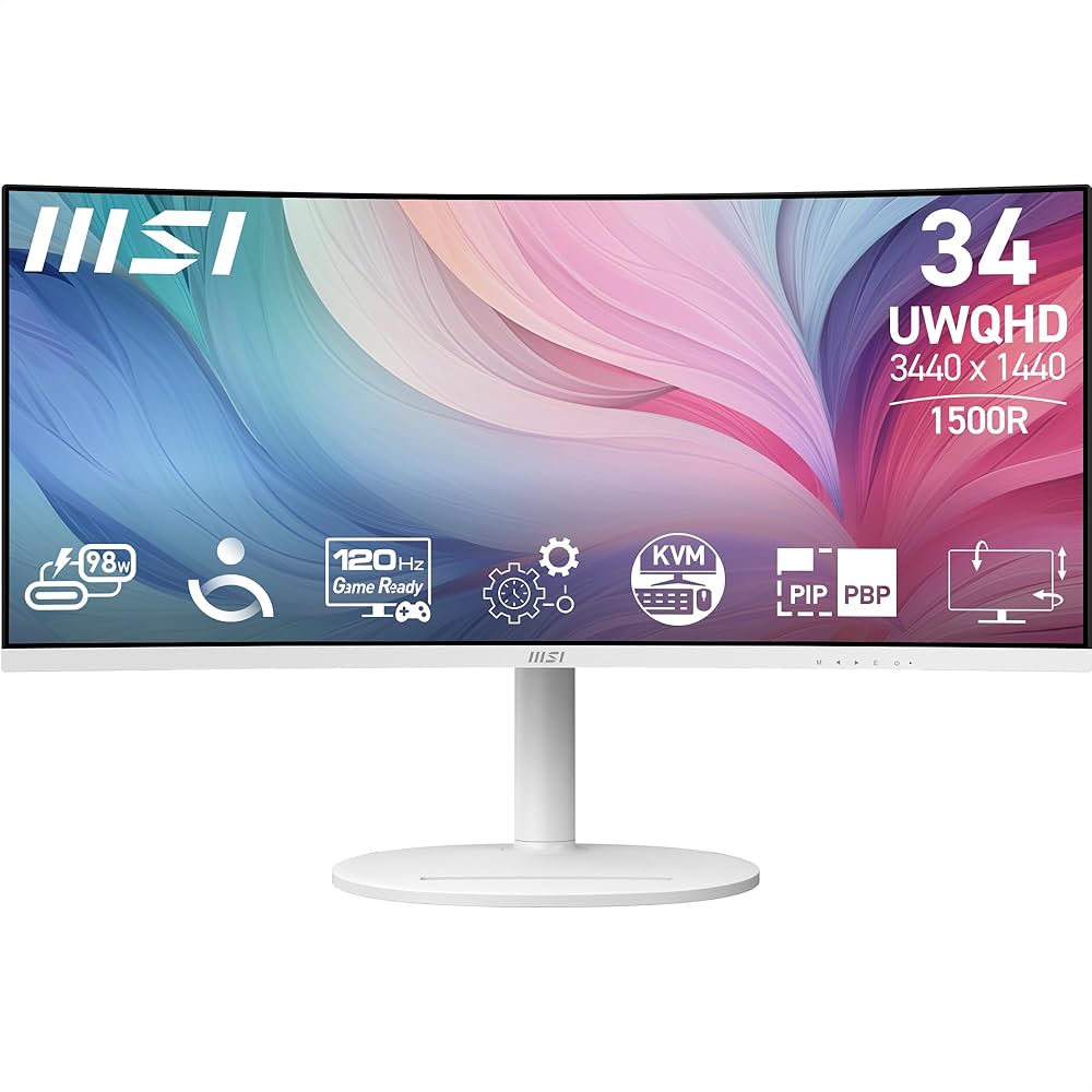 Amazon.co.jp: MSI Modern MD342CQPW 34インチ VA 3440 x 1440(UWQHD
