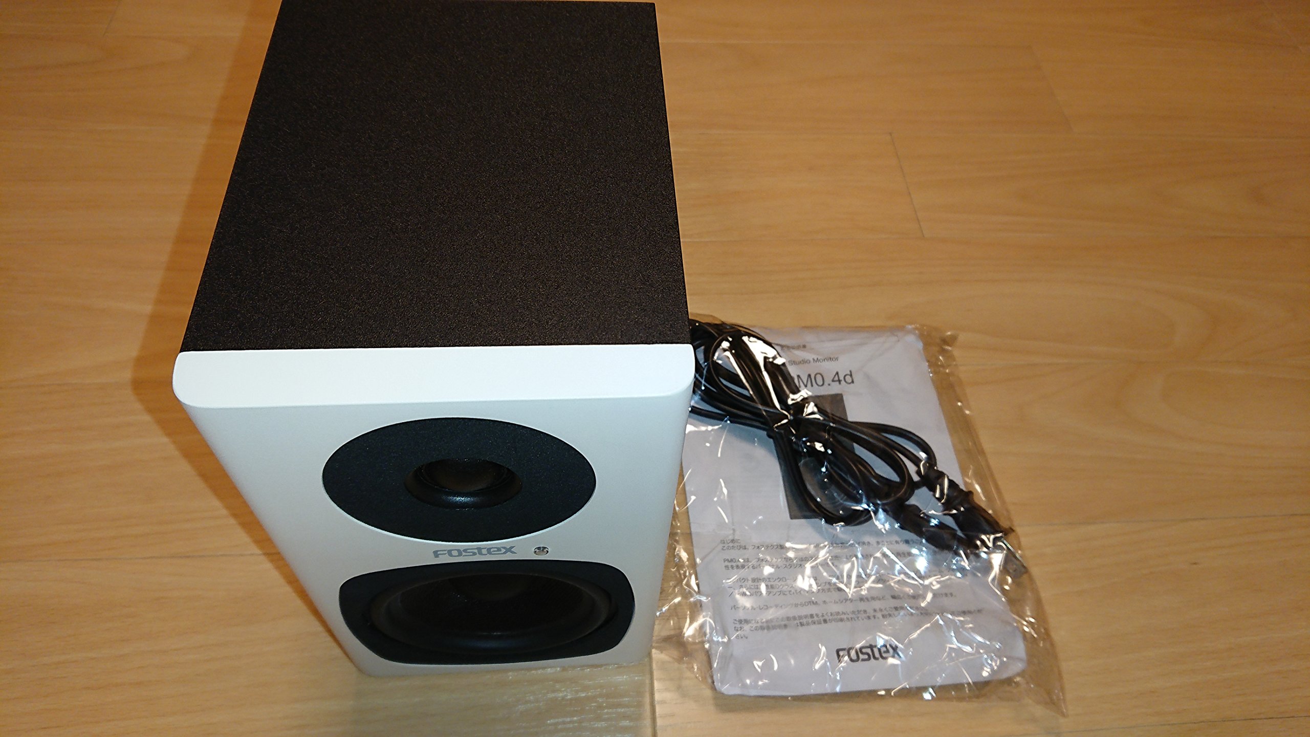 Amazon.co.jp: FOSTEX アクティブスピーカー PM0.4d（W）(1台) : 楽器