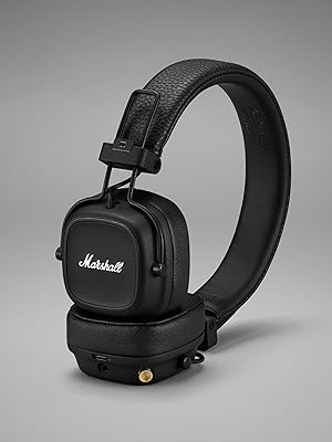 Amazon.co.jp: Marshall Major IV Wireless On-Ear Headphones, Black