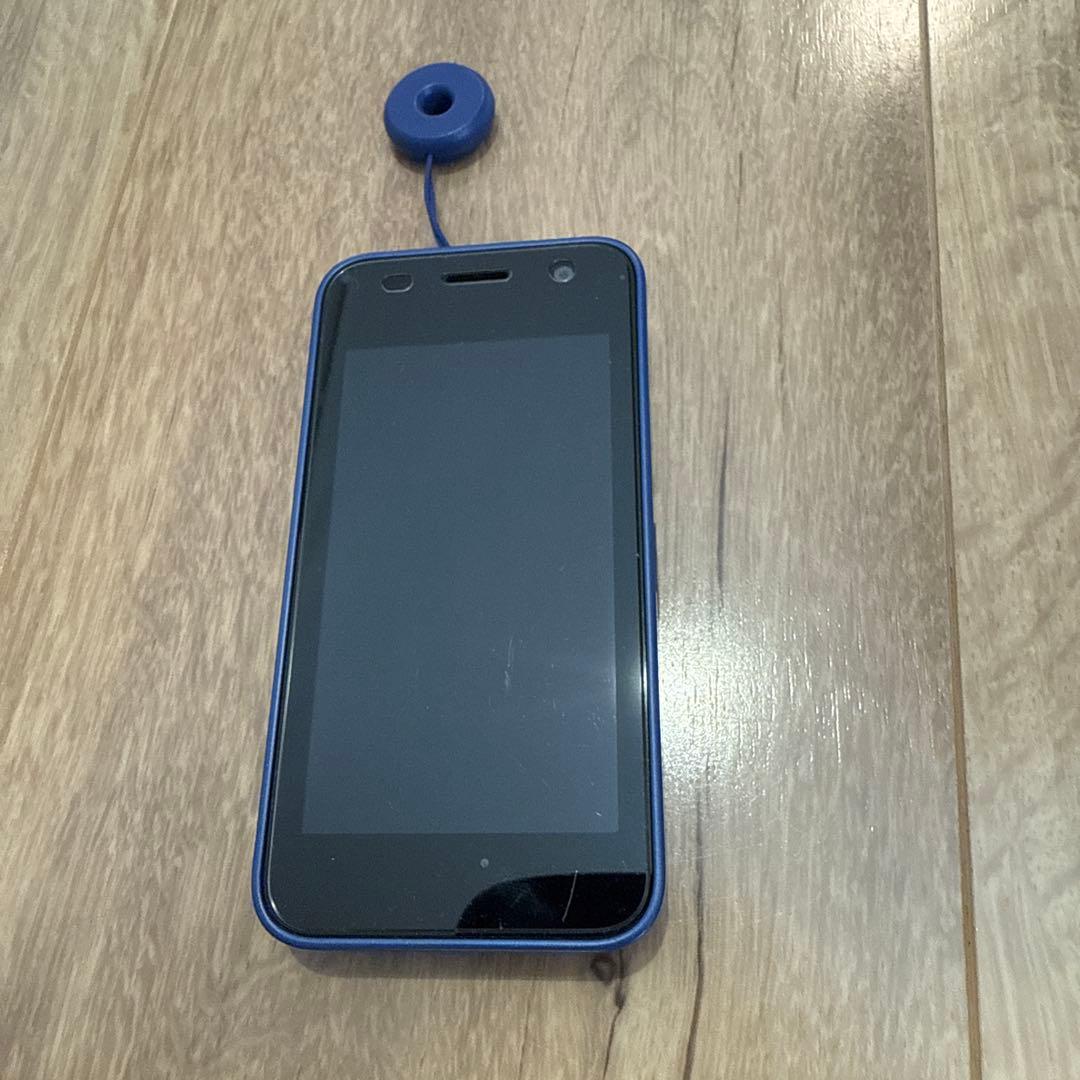 美品充電器付き】docomo キッズケータイ KY-41C 青 ドコモ - メルカリ