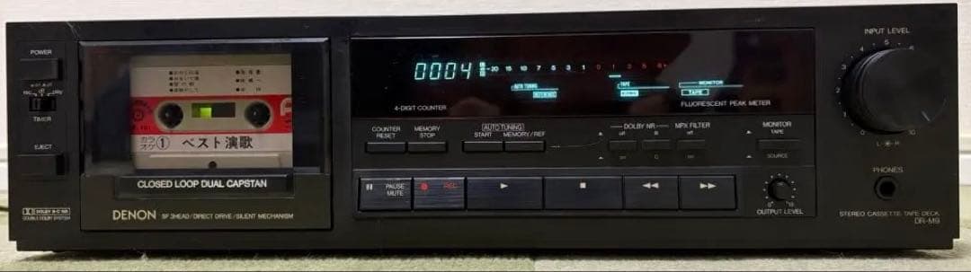 【即購入可】DENON DR-M9 カセットデッキ カセットテープの魅力を改めて堪能できるダブルカセットデッキ『W-1200