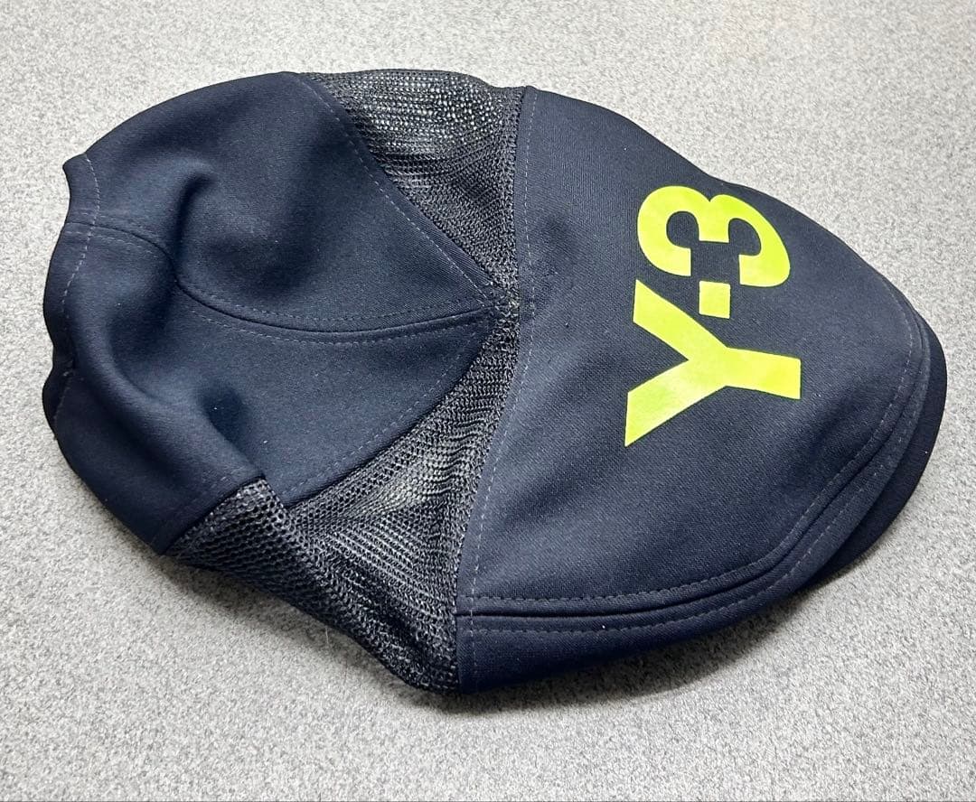 Y-3 ワイスリー メッシュ ネオンイエローロゴ