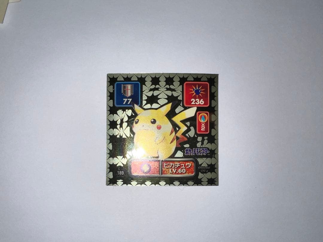 【良品】ポケモンシール烈伝　ピカチュウ　金　ゴールド　1995 Nintendo Yahoo!オークション -「ポケモンシール列伝 ゴールド」の落札相場