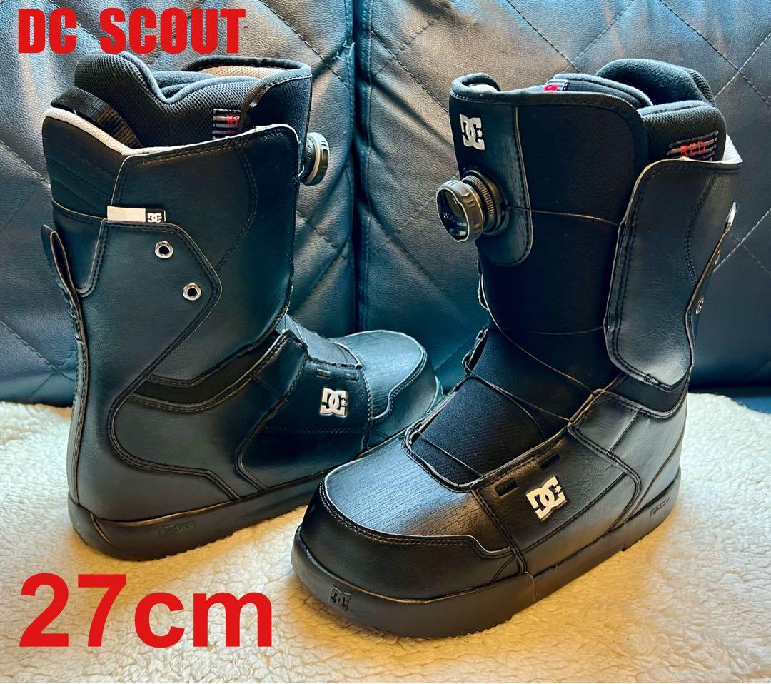 DC SCOUT 27cm スノーボードブーツ BOA ブラック DC SHOES（ディーシーシューズ） 19-20 DC SHOE/ディーシー SCOUT
