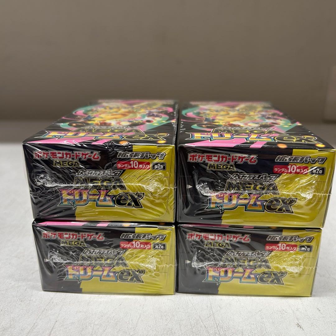ポケモンカードMEGAドリームex4box新品未開封シュリンク付き - メルカリ